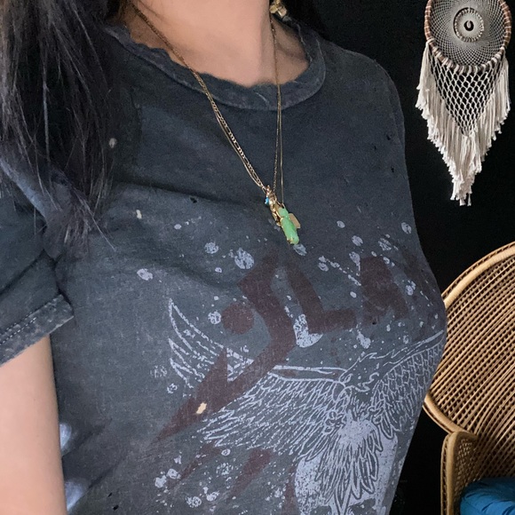 Distressed tshirt dress - Picture 3 of 10